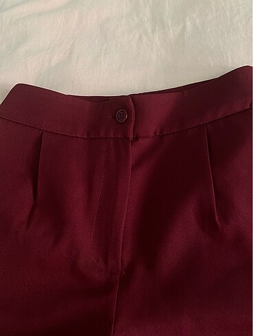 m Beden bordo Renk bordo kumaş pantolon