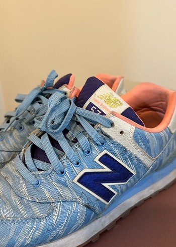 Kadın Mavi Denim Dolgu Topuklu Spor Ayakkabı NEW BALANCE - Görsel 2