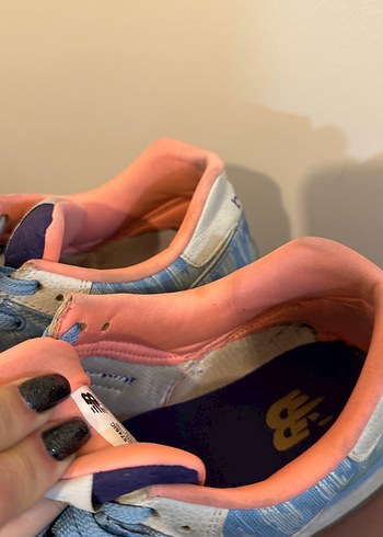 Kadın Mavi Denim Dolgu Topuklu Spor Ayakkabı NEW BALANCE - Görsel 3