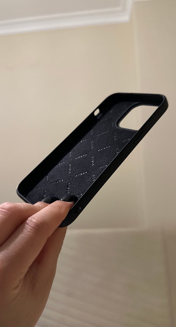 Siyah Guess Telefon Kılıfı Iphone 14 pro max - Görsel 2