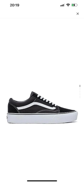 36,5 Beden platform vans old skool
