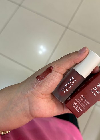 Sephora Summer Fridays rosewood night dudak yağı