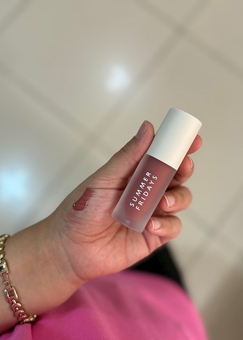 Sephora Summerfridays soft mauve renklı dudak yağı