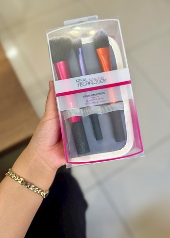 Renkli Real Techniques Makyaj Fırça Seti - Görsel 3