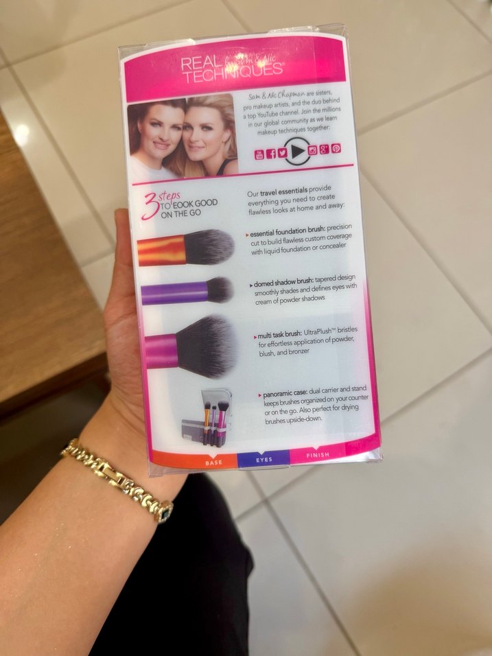 Renkli Real Techniques Makyaj Fırça Seti - Görsel 2