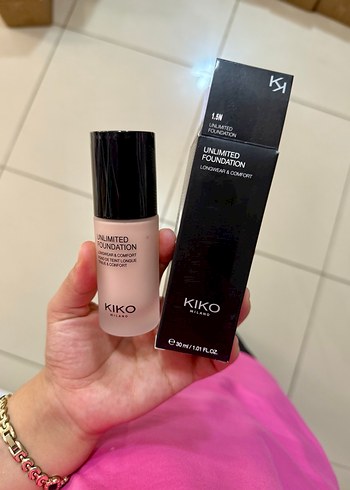 KIKO Unlimited Light Beige Fondöten - Görsel 2
