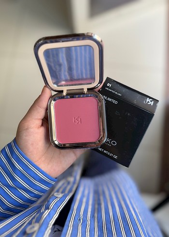 KIKO Pudra Allık 01 Pembe - Görsel 5