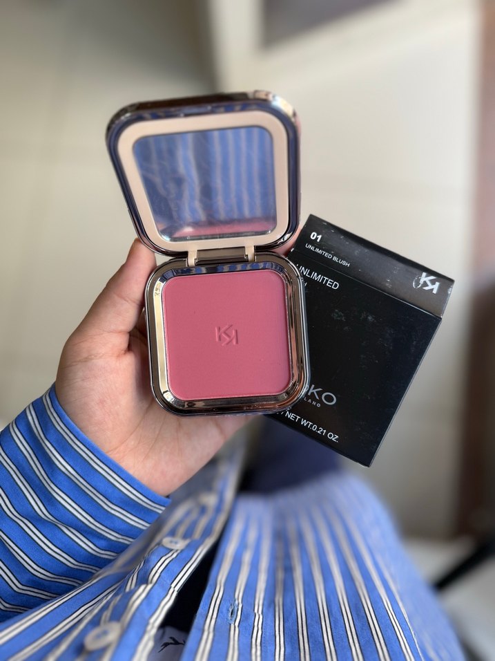 KIKO Pudra Allık 01 Pembe - Görsel 5