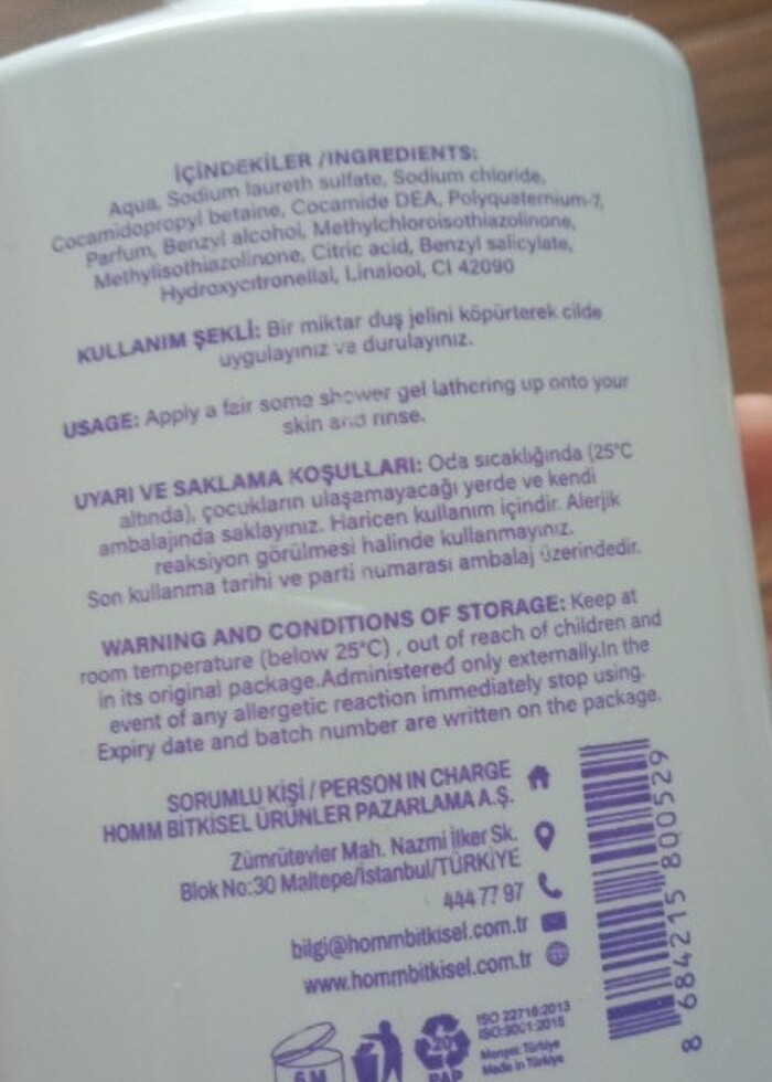 Violet duş jeli - Görsel 2