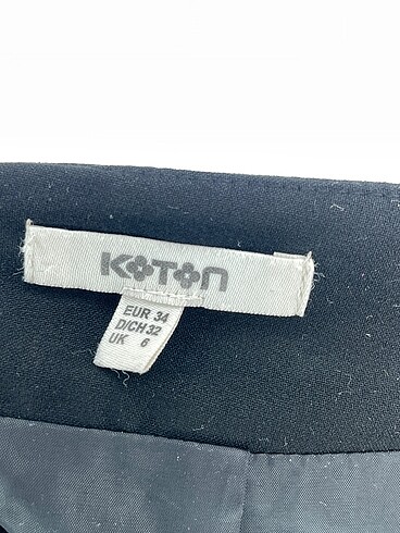 34 Beden siyah Renk Koton Mini Etek %70 İndirimli.