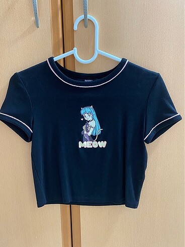 BERSHKA CROP ÜST XS