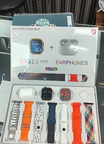 Akıllı saat+airpods set