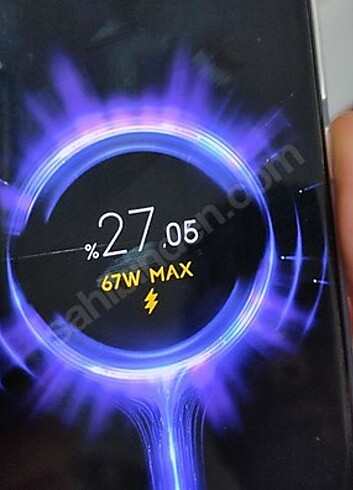Xiaomi 67 wat turbo saniye şarj cihazı