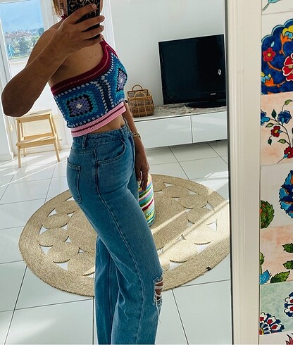 36 Beden El örgüsü crop