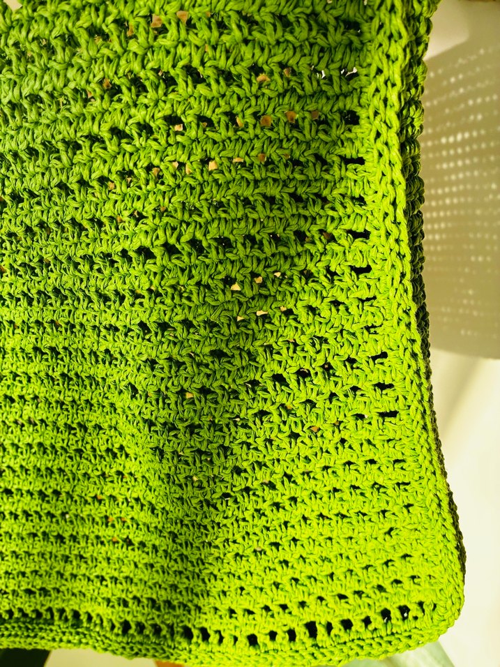 Yeşil Örgü Kadın Çanta - Görsel 4