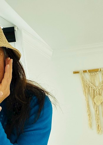 Örgü Kadın Şapka - Görsel 4