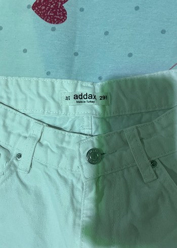 Addax Beyaz Denim Pantolon