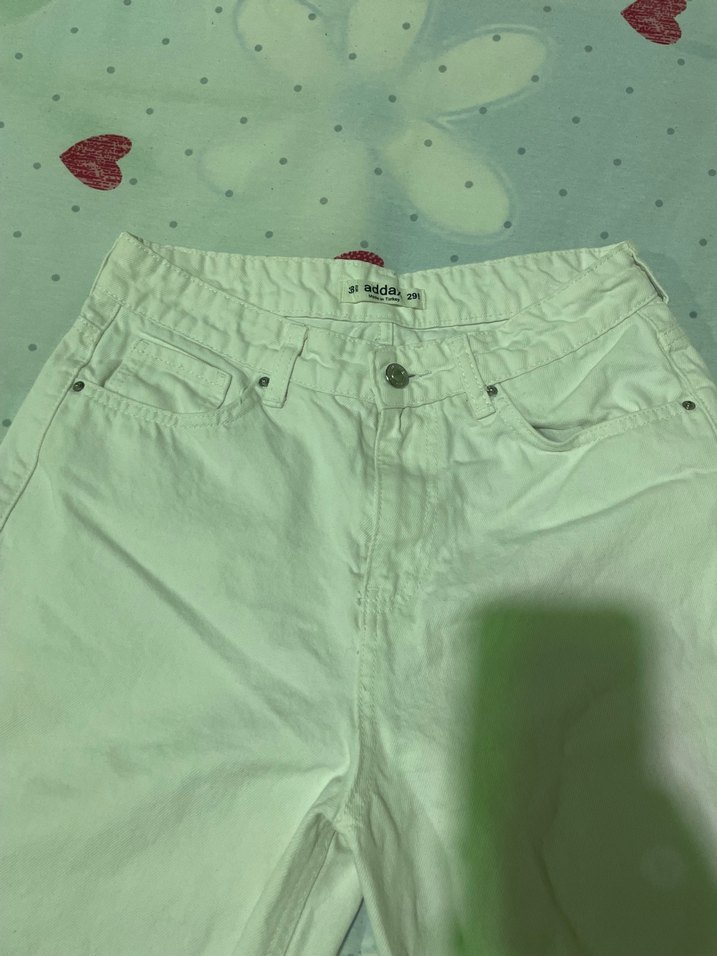 Addax Beyaz Denim Pantolon — görsel 2/4