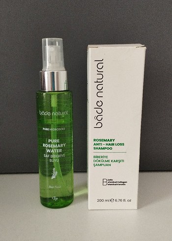 Bade Natural Biberiye Saç Dökülmesine Karşı Tonik ve şampuan