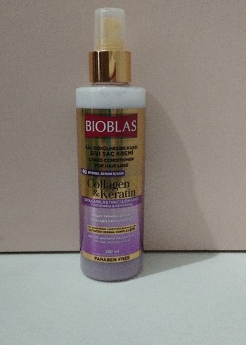 Bioblas Keratin & Kollajen Sıvı Saç Kremi 200 ml