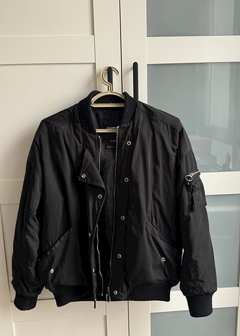Siyah Kapitone Bomber Ceket - Görsel 2