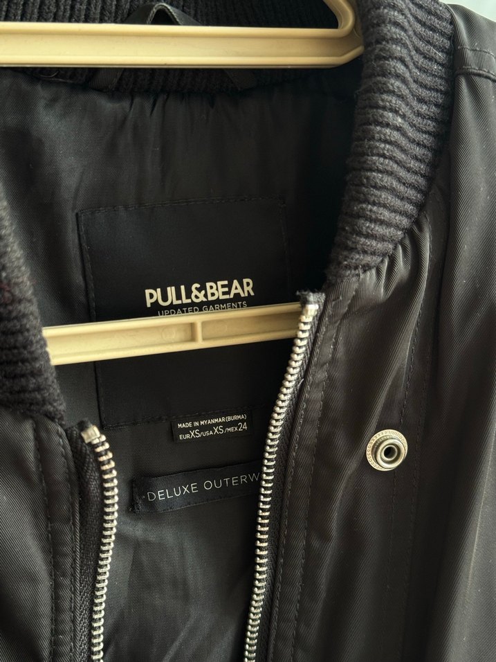 Siyah Kapitone Bomber Ceket - Görsel 4