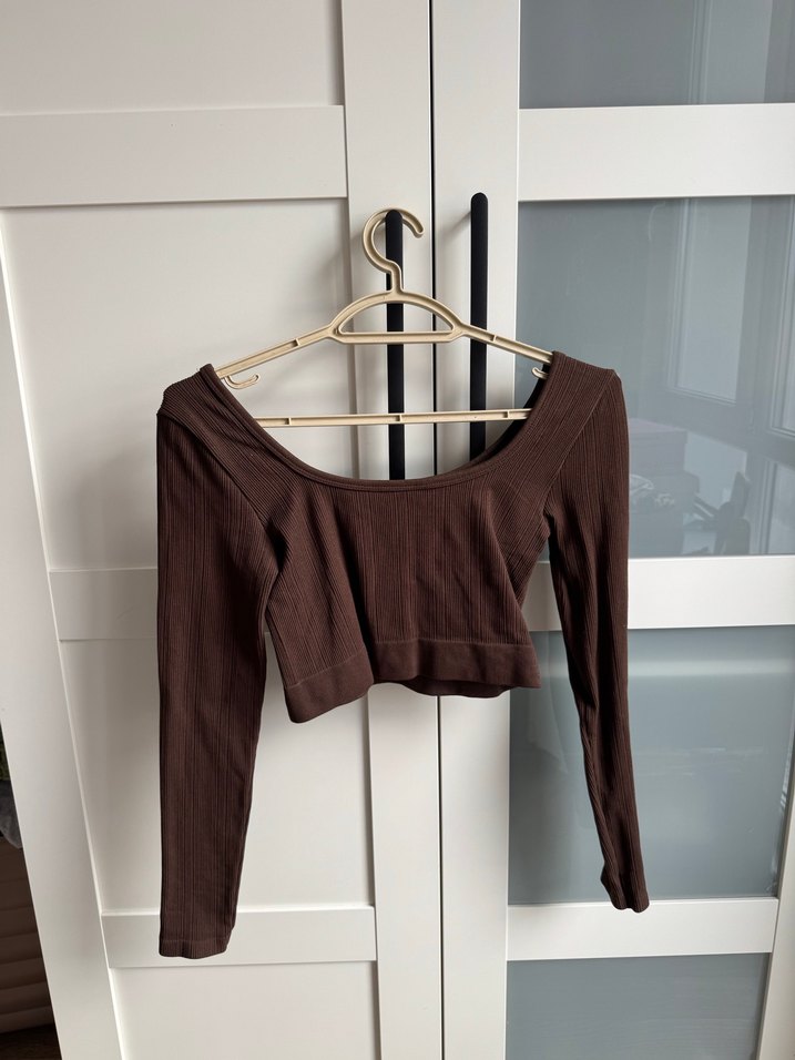 Kahverengi bluz - Görsel 2