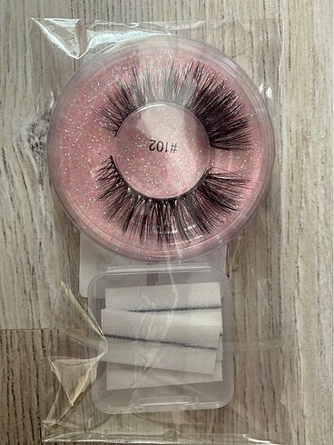 İpek takma kirpik ve yapıştırıcı şerit - Görsel 2