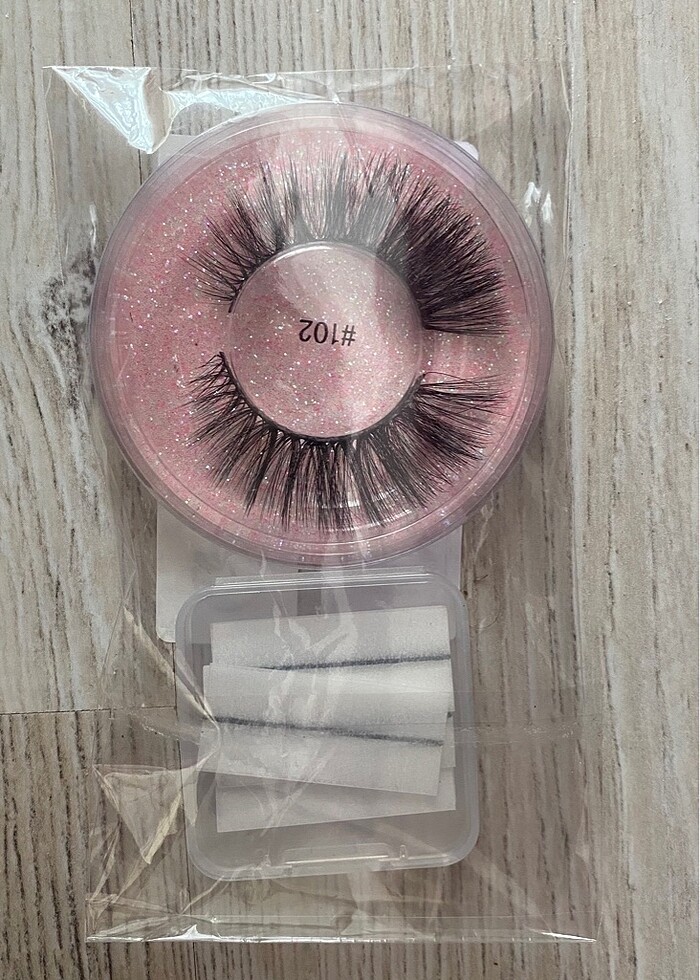 İpek takma kirpik ve yapıştırıcı şerit - Görsel 3