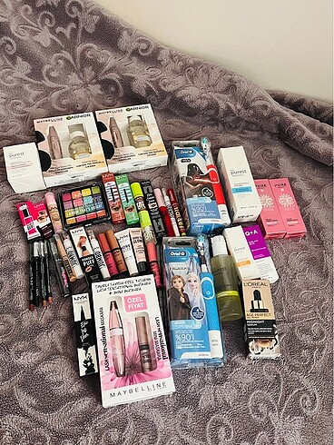Nyx,Maybelline,Oral-B,The Purest ürünleri