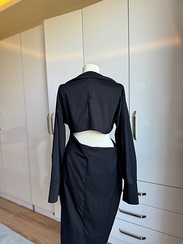 Şık Gömlek Elbise - Görsel 5