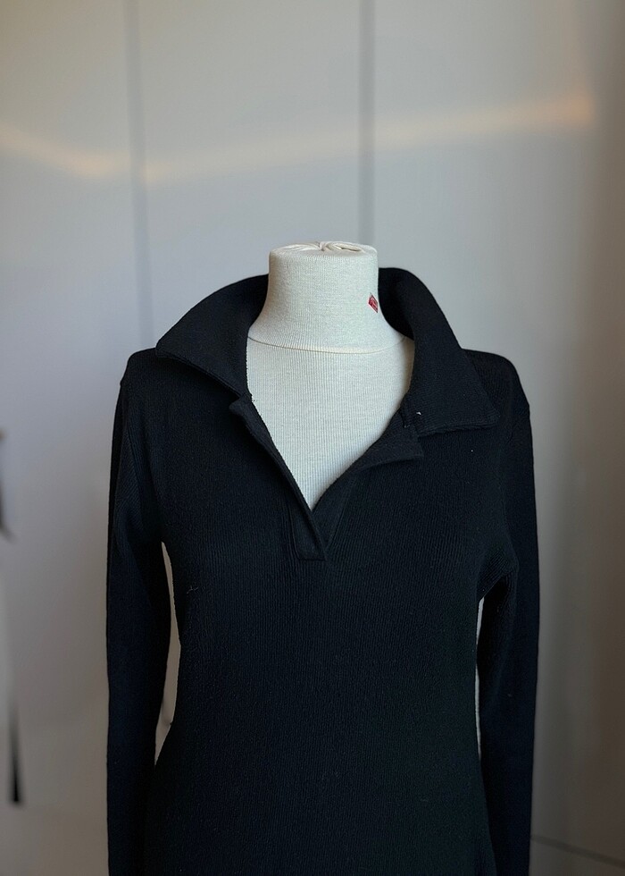 Uzun Triko Elbise - Görsel 2