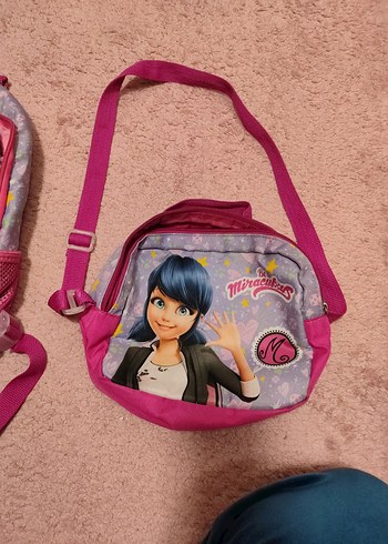 Mor Çocuk Okul Çantası - Renkli Desenli - Görsel 3