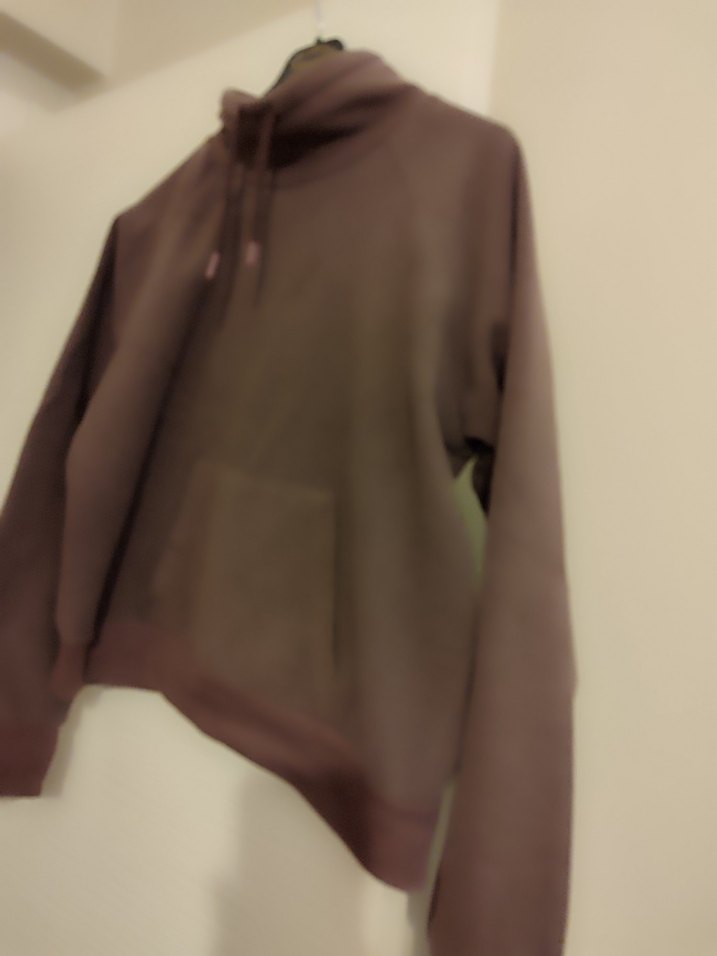 Kadın Kahverengi Yüksek Yakalı Sweatshirt - Görsel 2