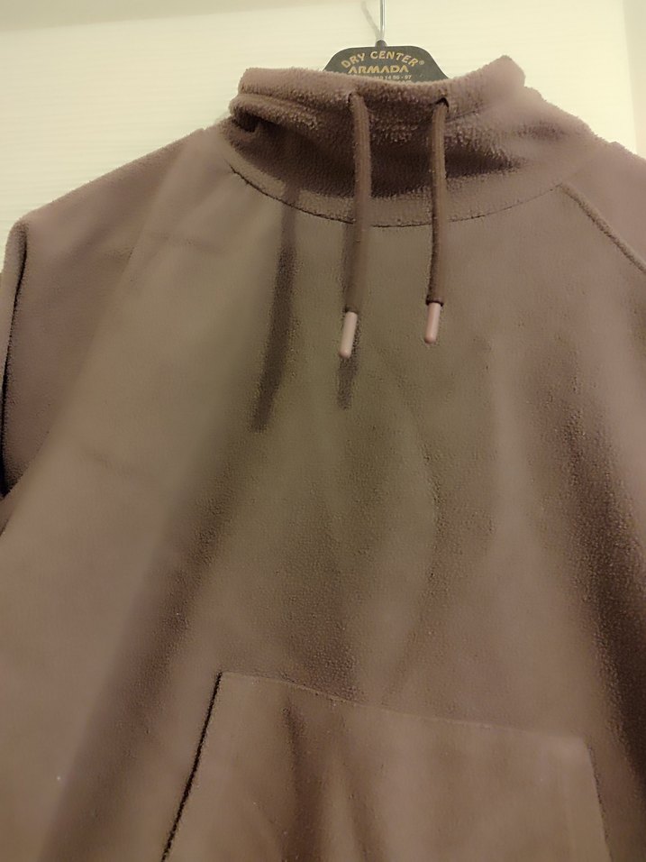 Kadın Kahverengi Yüksek Yakalı Sweatshirt - Görsel 4