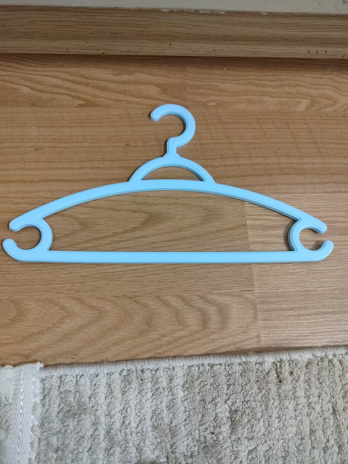 Pastel Renkli Plastik Bebek Askılar Seti - Görsel 2