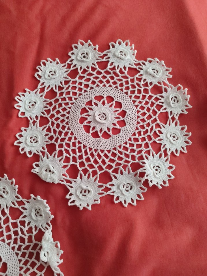 El Yapımı Beyaz Dantel Motifler - Görsel 5