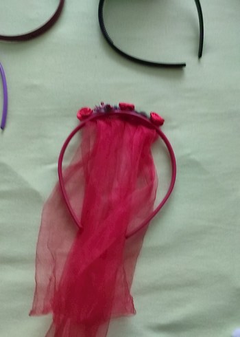 Renkli Fiyonk Detaylı Çocuk Saç Bantları - Görsel 2