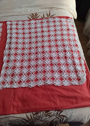 Beyaz El Örgüsü Dantel Takımı - Görsel 4