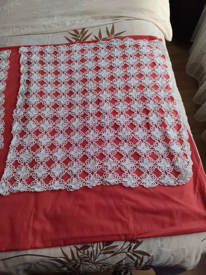 Beyaz El Örgüsü Dantel Takımı - Görsel 4