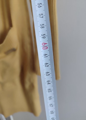 Bej Midi Kadın Hırka Uzun Kollu - Görsel 8