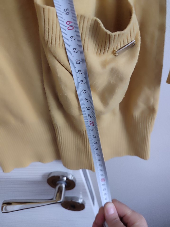 Bej Midi Kadın Hırka Uzun Kollu - Görsel 5