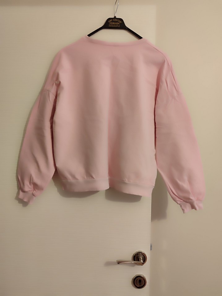 Mickey Mouse'lu pembe sweat - Görsel 2