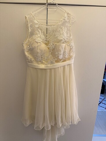 42/44 beden uyumlu mini abiye elbise - Görsel 2