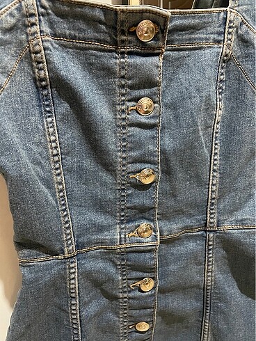 H&M #denim #elbise