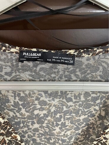m Beden kahverengi Renk #elbise #pullandbear