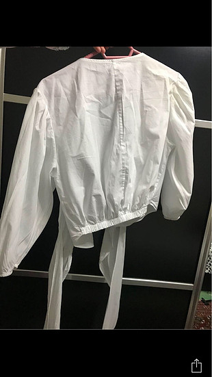 Setre Beyaz Kruvaze Bluz