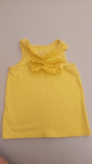 LC Waikiki Sari askılı tişört 