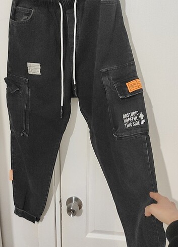 xl Beden siyah Renk Kot pantolon 