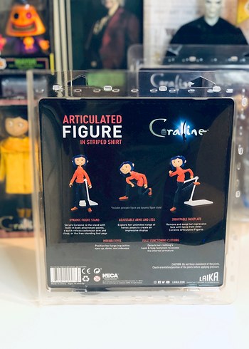 NECA Coraline / Koralin Figür - [Turuncu Çizgili Kazak] - Görsel 3
